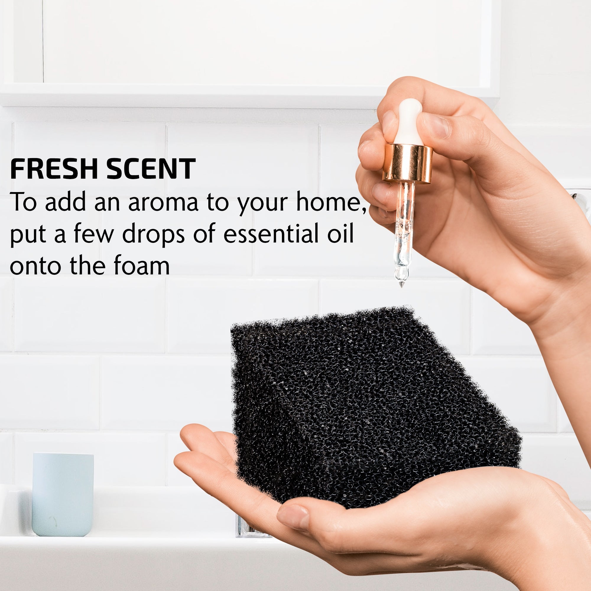 Ovente Motor Sponge Filter Replacement Set for Bagless Canister Vacuums ACPST2681