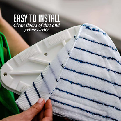 Ovente 4-Pack High-Density Microfiber Replacement Pads For Electric Steam Mops ACPST4054