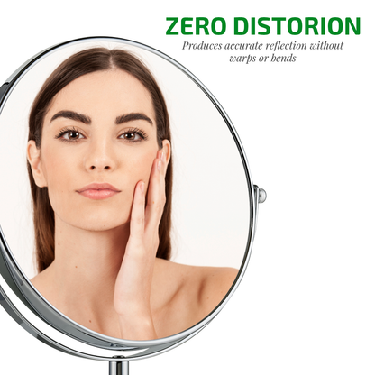 Ovente 8” Double Sided Tabletop Vanity Mirror MNLMT80CH1X7X