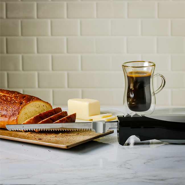 Ovente 110W Electric Kitchen Knife EK4510BB