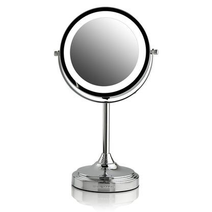 Ovente 7” Double Sided Tabletop Vanity Mirror with LED Light MCT70 Series