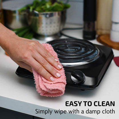 Ovente Electric Cooktop with 6” Coil Burner BGC101B