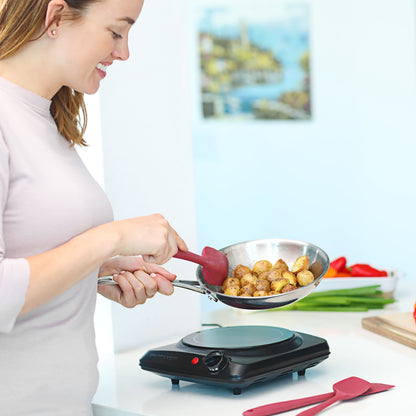 Ovente 7” Single-Plate Infrared Glass Cooktop BGI101B