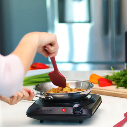 Ovente 7” Single-Plate Infrared Glass Cooktop BGI101B