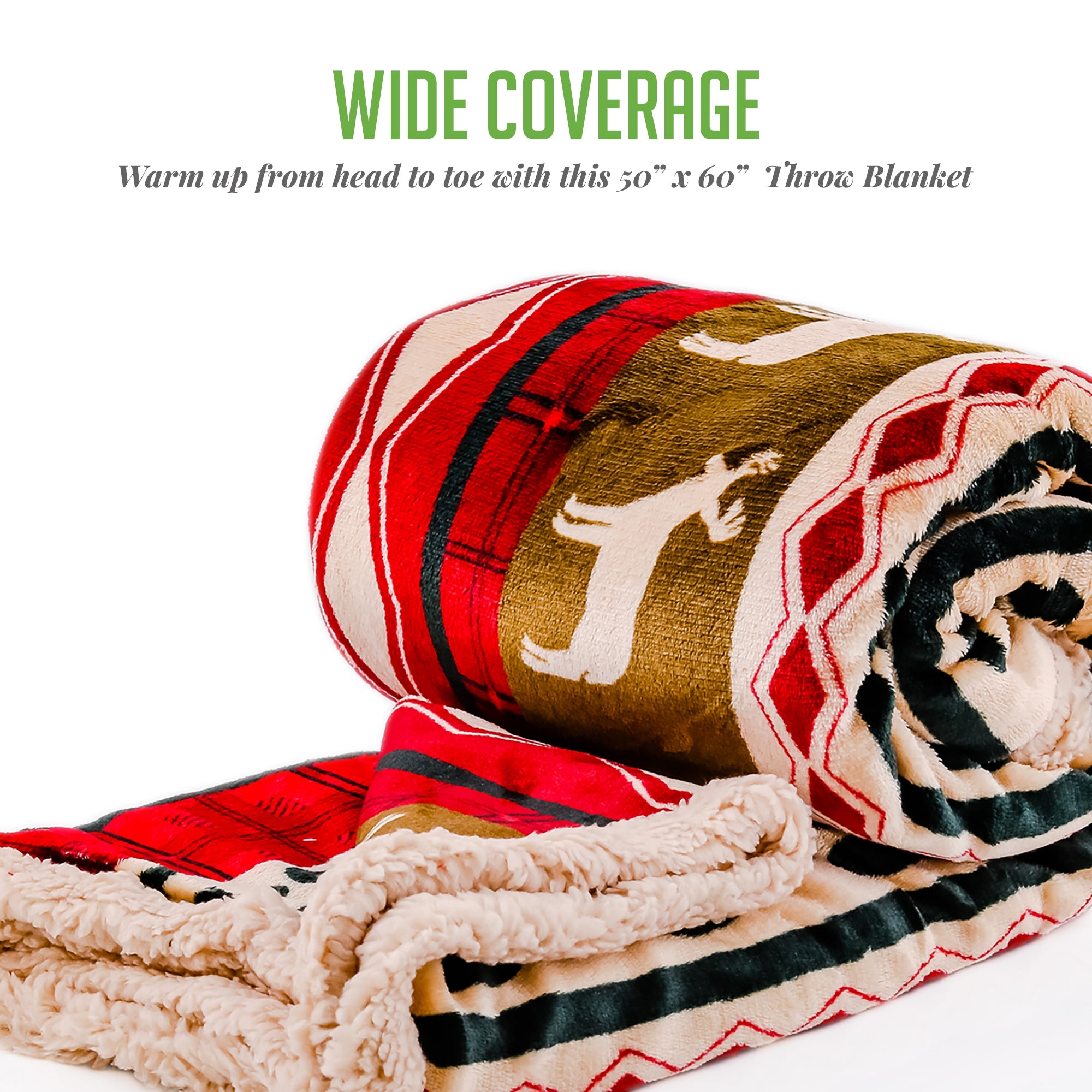 Ovente Ultra Plush Throw Blanket BLN4688