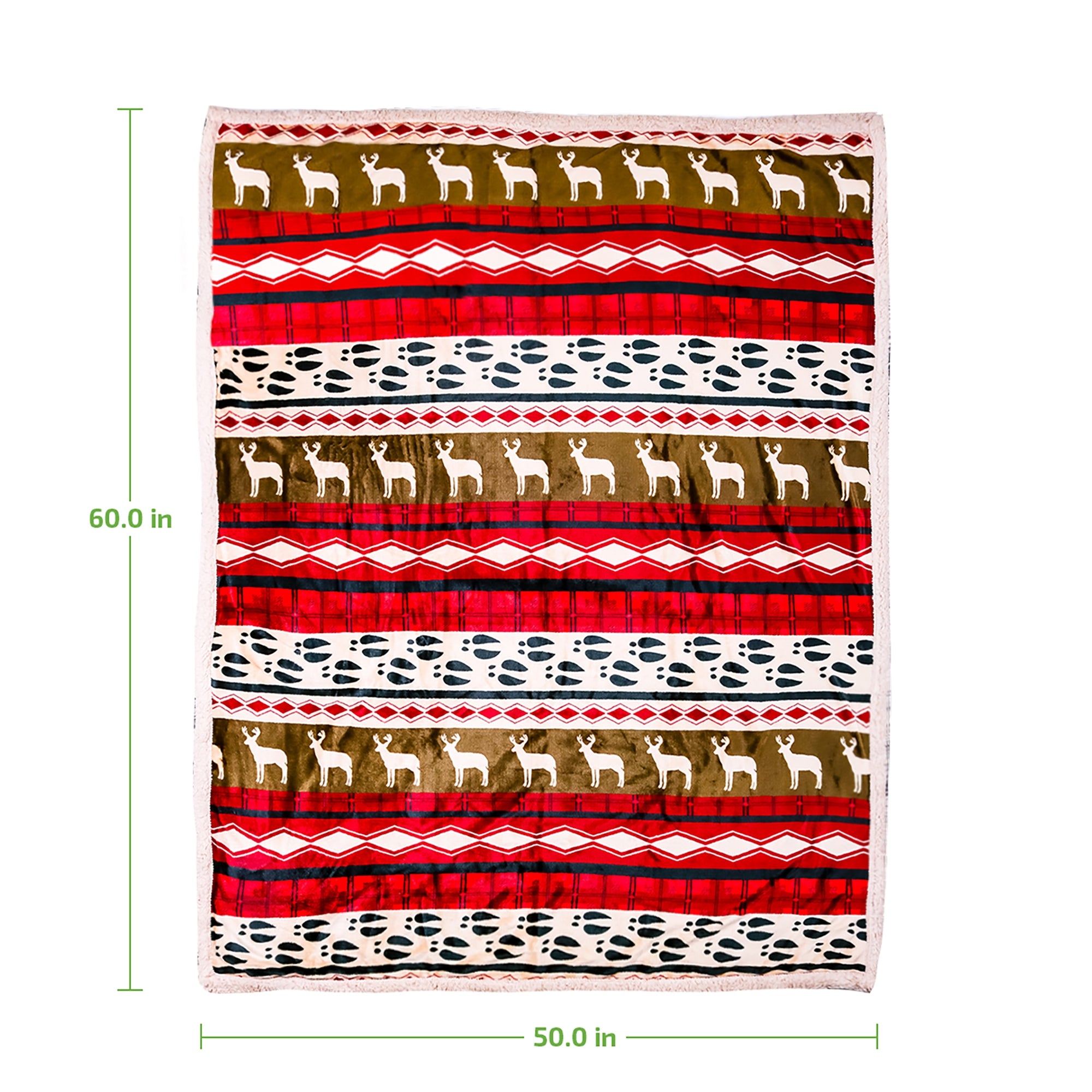 Ovente Ultra Plush Throw Blanket BLN4688