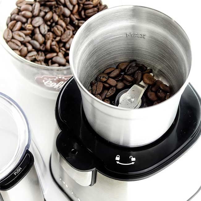 Ovente Electric Coffee Grinder Set 
