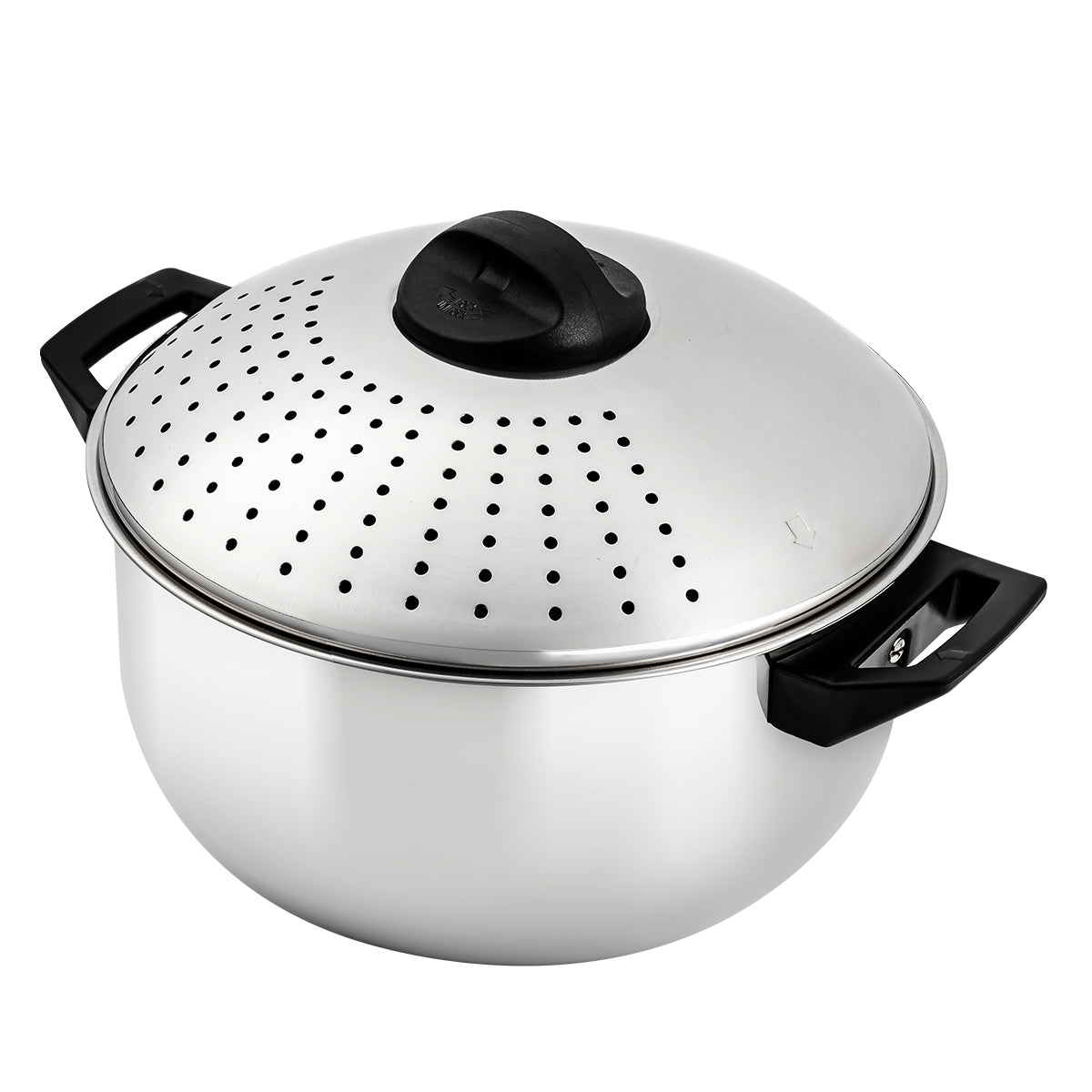 Ovente 4.8 Qt Stainless Steel Pasta Pot with Strainer Lid CW15131S