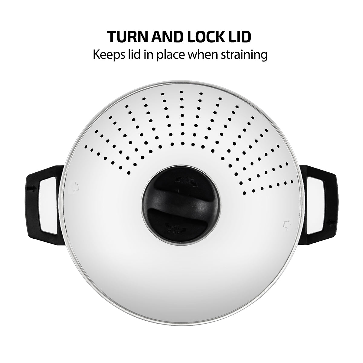 Ovente 4.8 Qt Stainless Steel Pasta Pot with Strainer Lid CW15131S