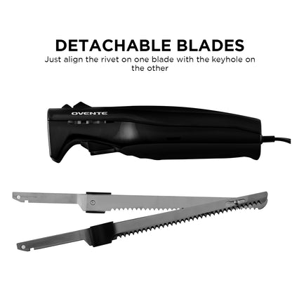 Ovente 110W Electric Kitchen Knife EK4510BB