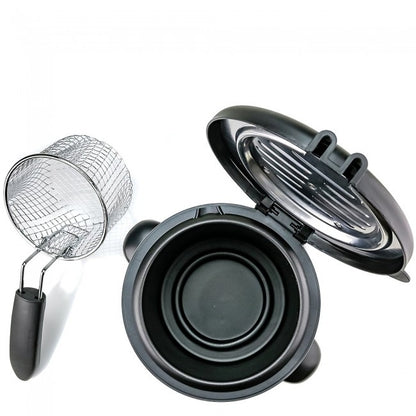 Ovente Stainless Steel Deep Fryer 0.9 Liter