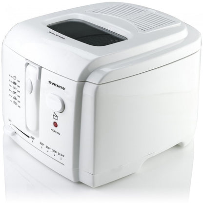 Ovente Deep Fryer 2 Liters White