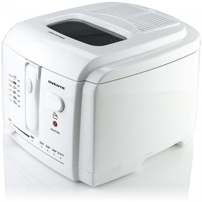 Ovente Deep Fryer 2 Liters White