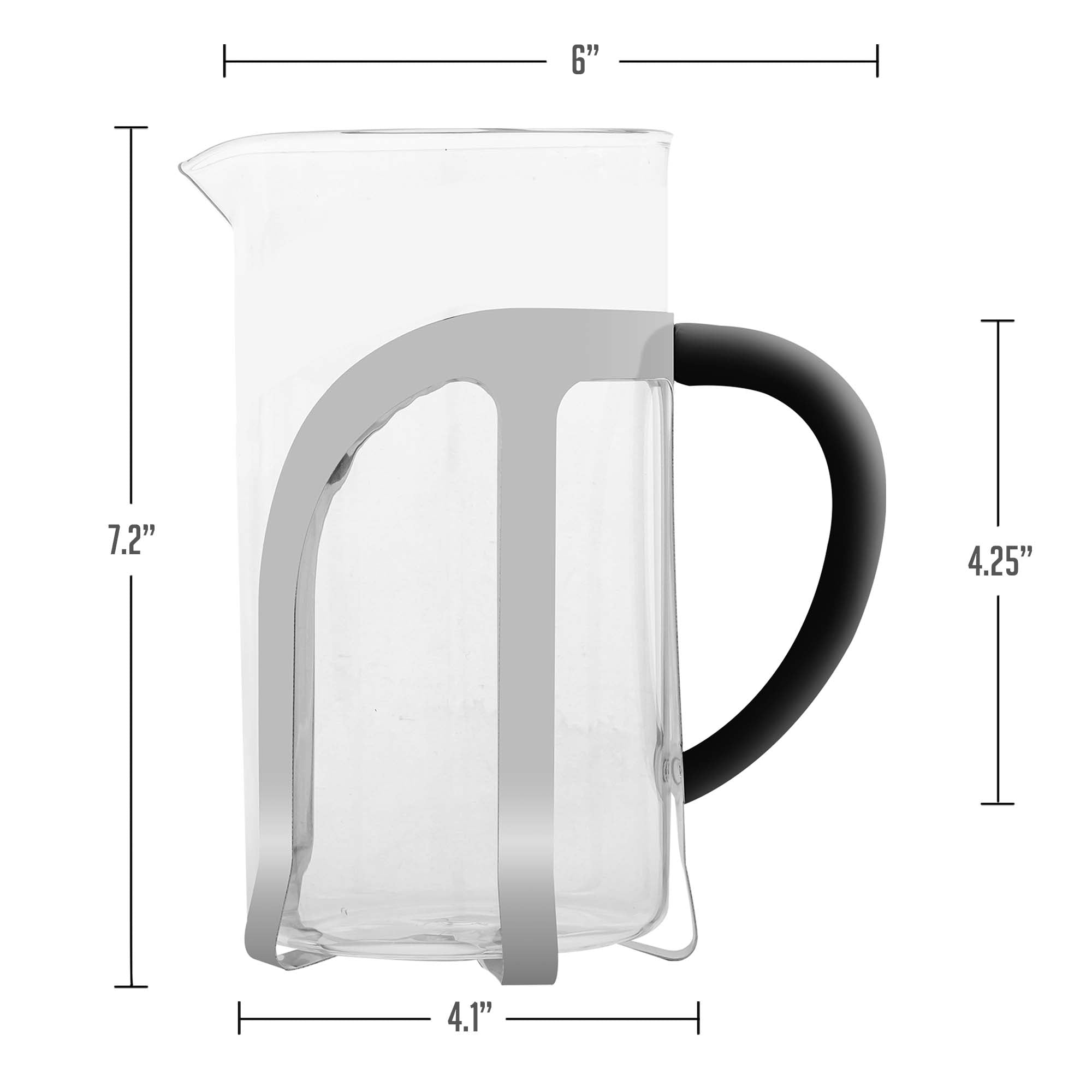 Ovente 20-34oz Glass Teapot FGC Series