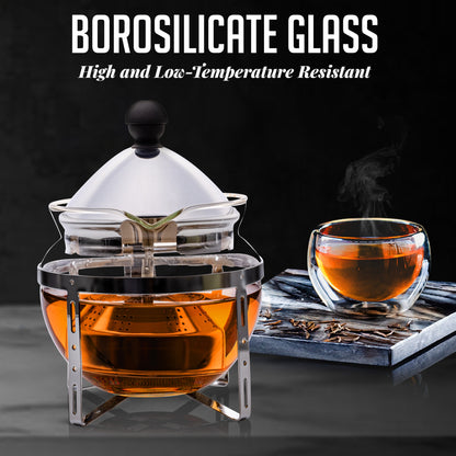 Ovente 17oz Glass Teapot FGH17T