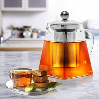 Ovente 27 oz Glass Teapot FGI27T