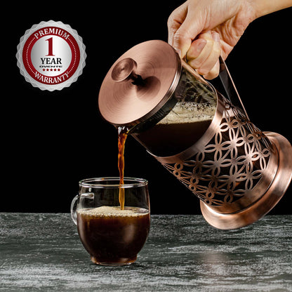 Ovente French Press Coffee and Tea Maker FSF Series