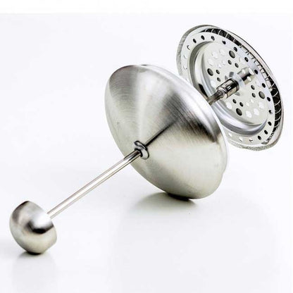 French Press Coffee and Tea Maker by Ovente, Stainless Steel, Nickel Brushed, 20