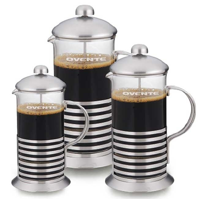 Ovente French Press Coffee 12-20-34 oz