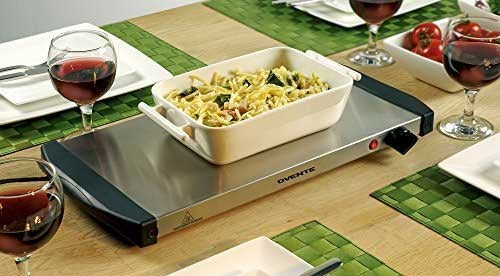 Ovente Stainless Steel Electric Warming Tray