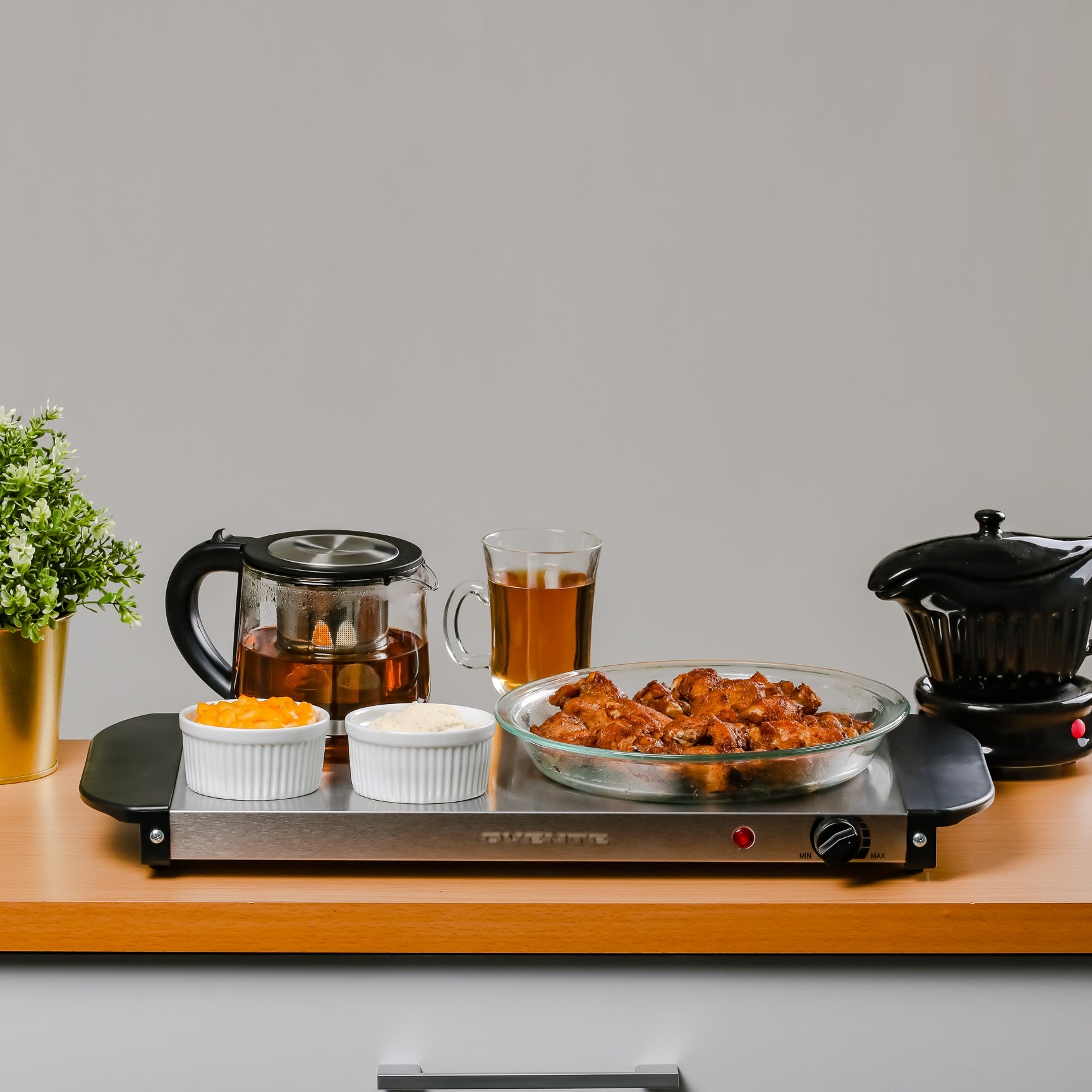 Ovente Electric Buffet Server Tray FW170S