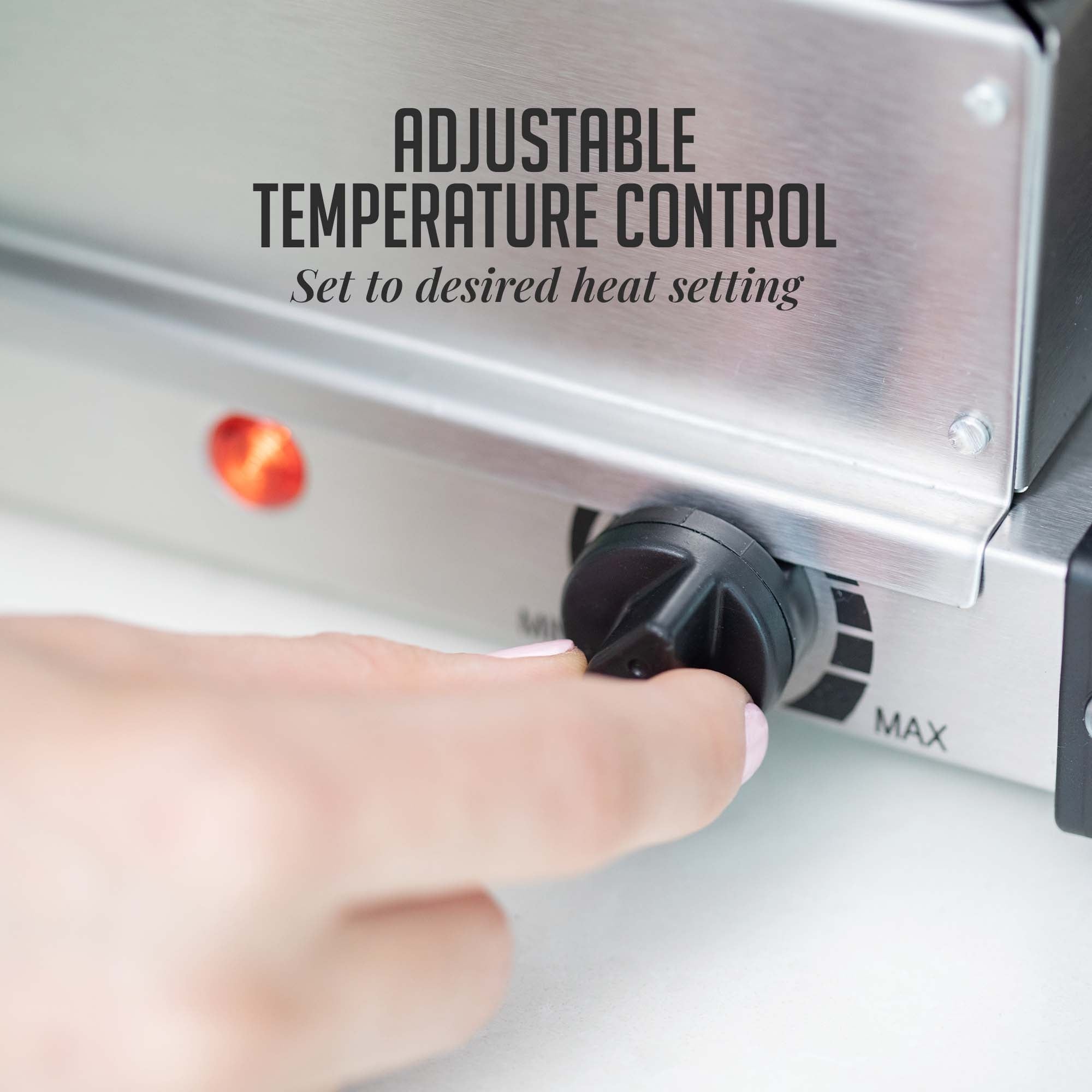 Ovente Electric Buffet Server Tray with Three 1.5QT Stainless Steel Pans FW173S