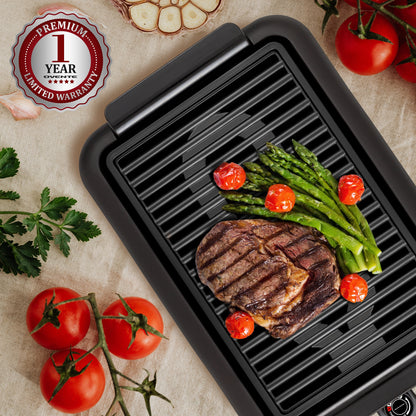 Ovente Electric Indoor Grill GD1510NLB
