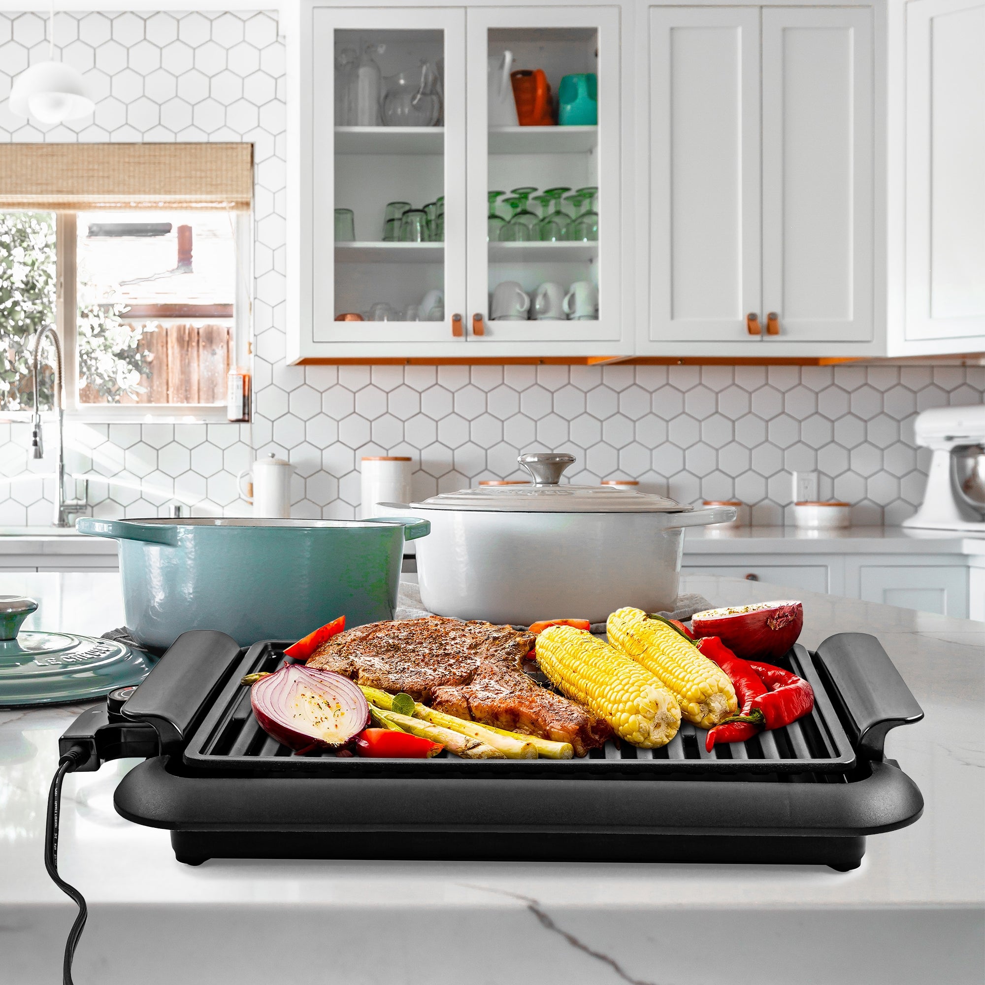 Ovente Electric Indoor Grill GD1510NLB