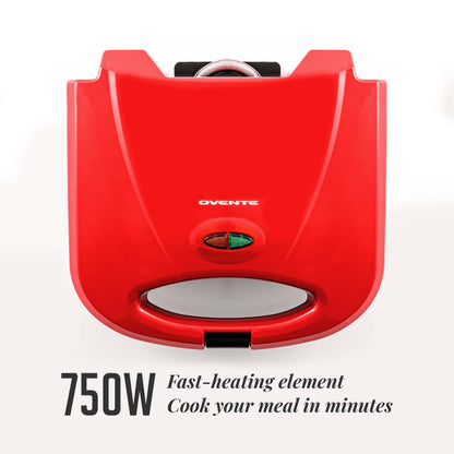 Ovente Electric Panini Press Grill GP0110R