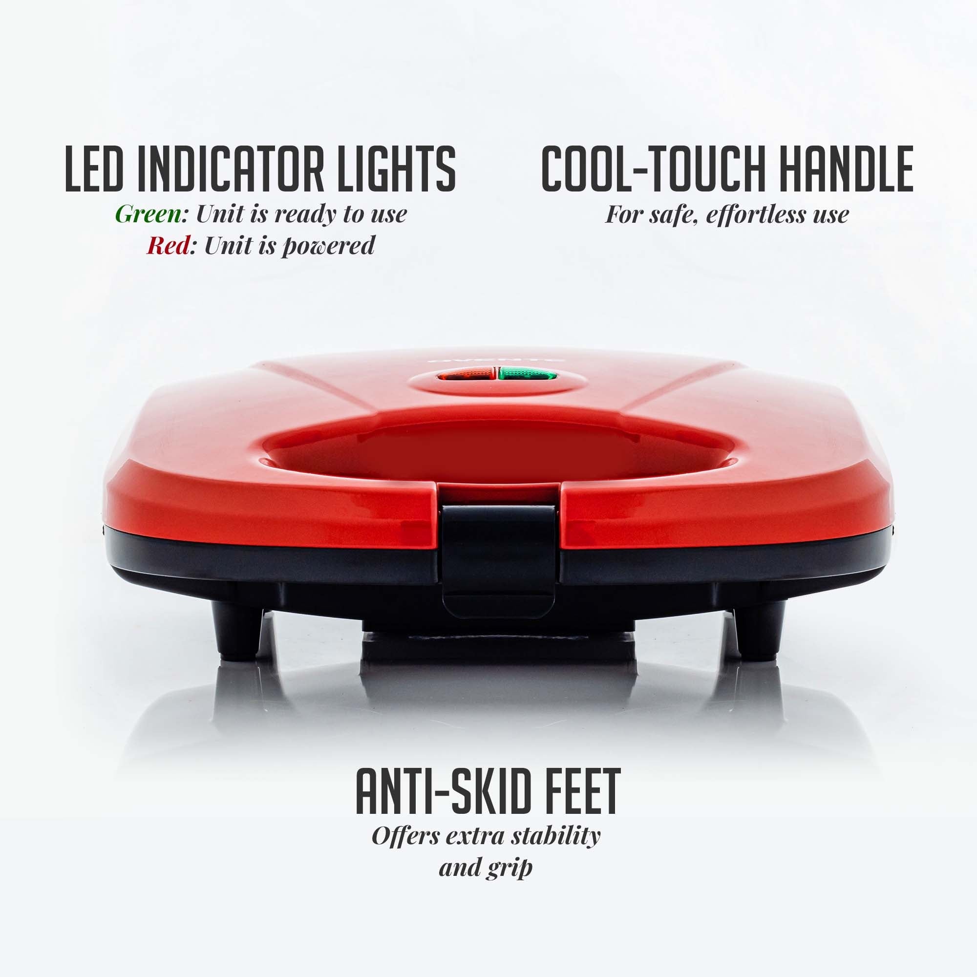 Ovente Electric Panini Press Grill GP0110R