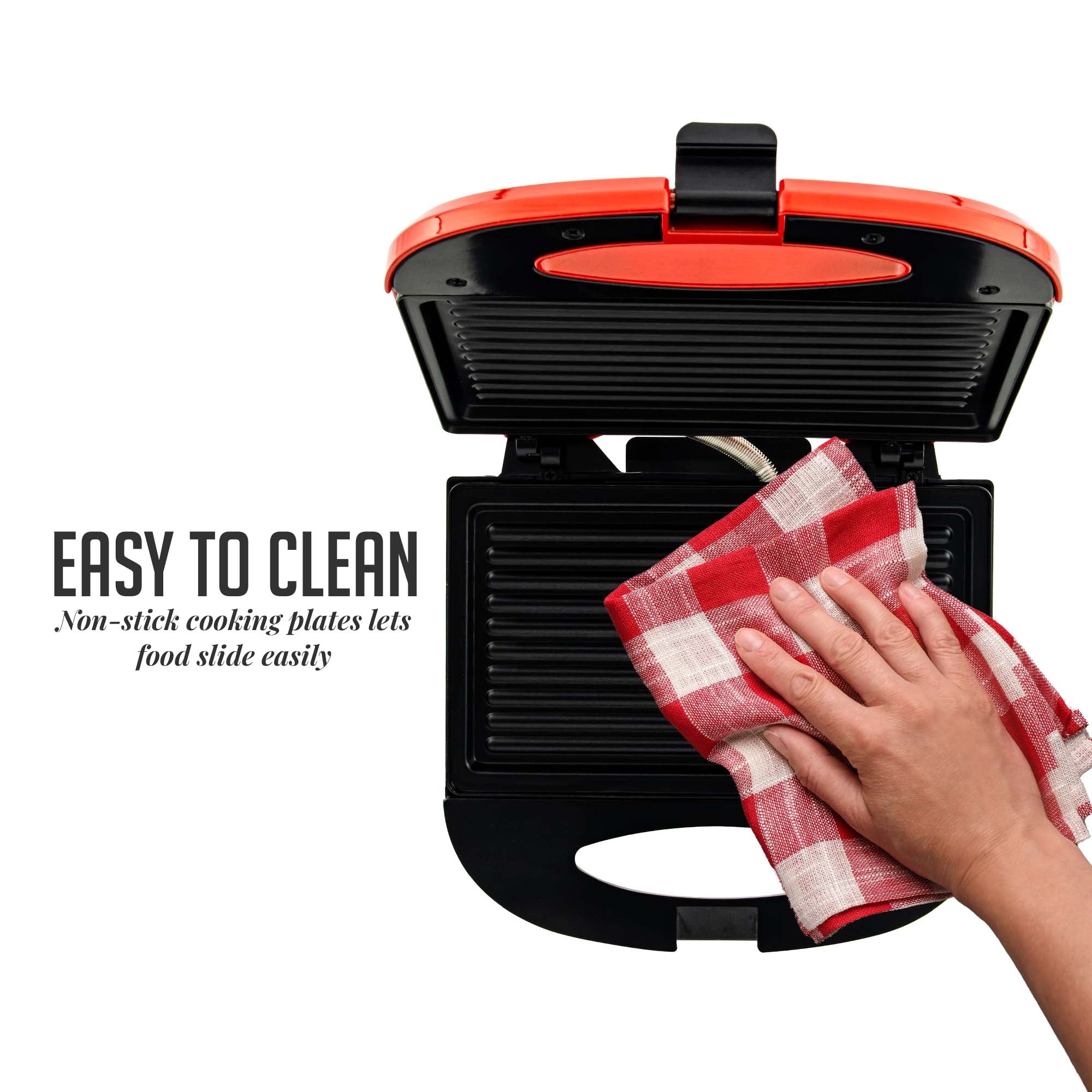 Ovente Electric Panini Press Grill GP0110R