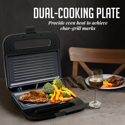 Ovente Electric Panini Press Grill GP0401B