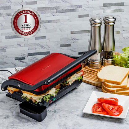 Ovente Panini Press Grill Sandwich Maker GP0620 Series