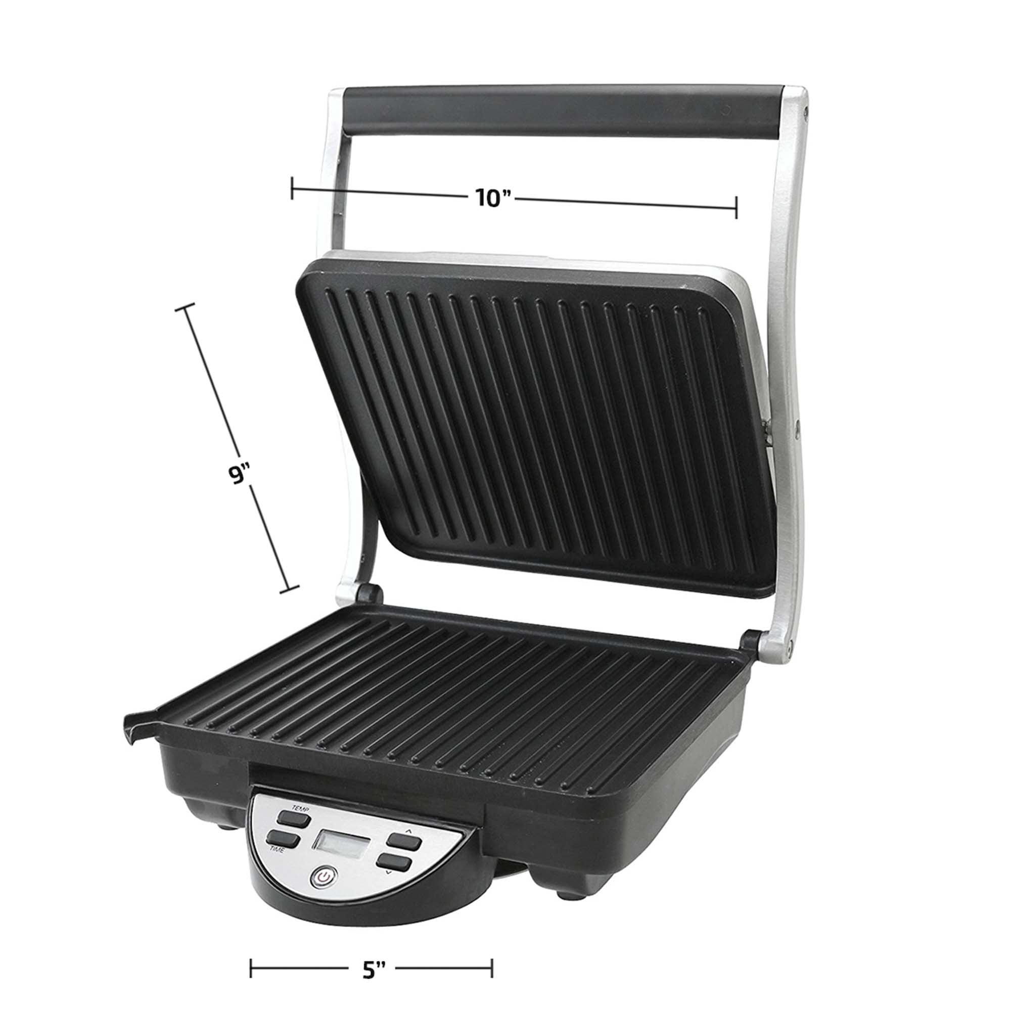 Ovente Panini Press Grill Sandwich Maker GP1000BR