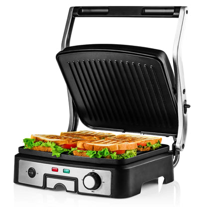 Ovente 4-Sandwich Panini Grill GP1861BR
