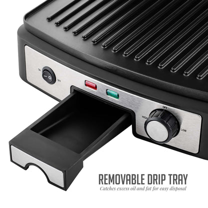 Ovente 4-Sandwich Panini Grill GP1861BR