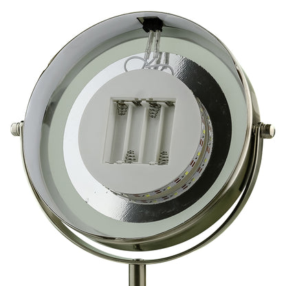 Ovente 7” Double Sided Tabletop Vanity Mirror with LED Light MCT70 Series