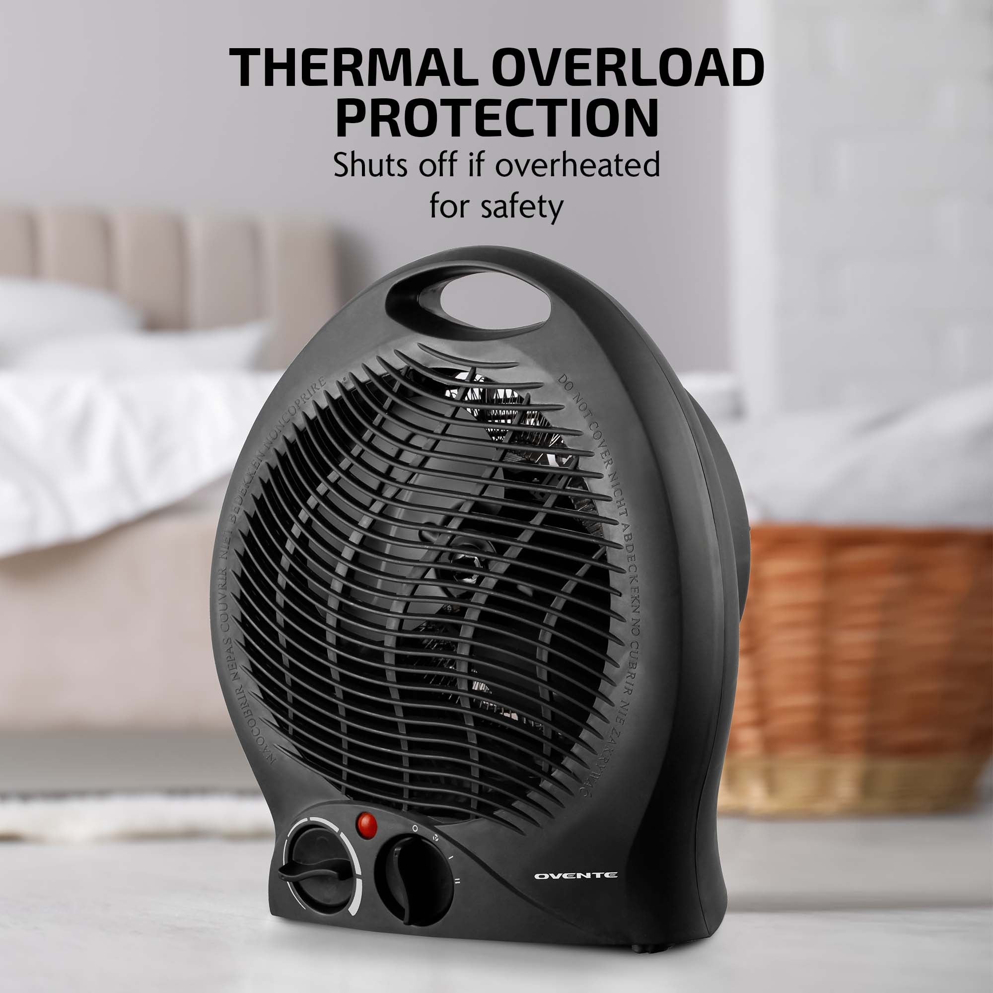 Ovente Portable Electric Heater HE24B