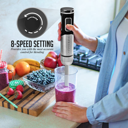 Ovente 200W Cordless Hand Blender HR981B