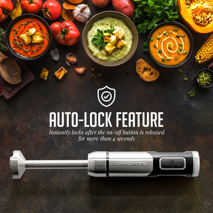 Ovente 200W Cordless Hand Blender HR981B