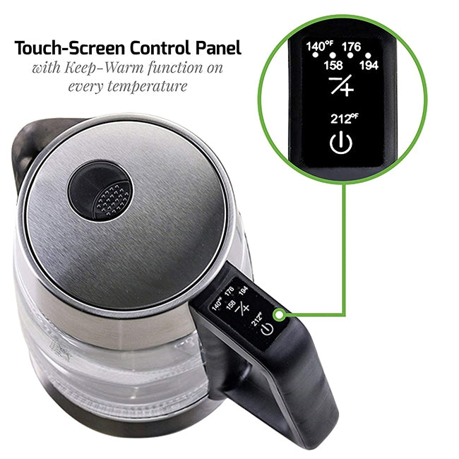 Ovente Glass Electric Kettle