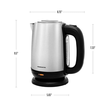 Ovente 1.7 Liter Electric Hot Water Kettle KS27S