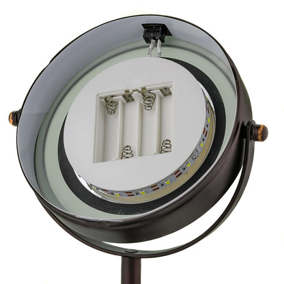Ovente 6” Double Sided Tabletop Vanity Mirror with LED Light MLT60 Series
