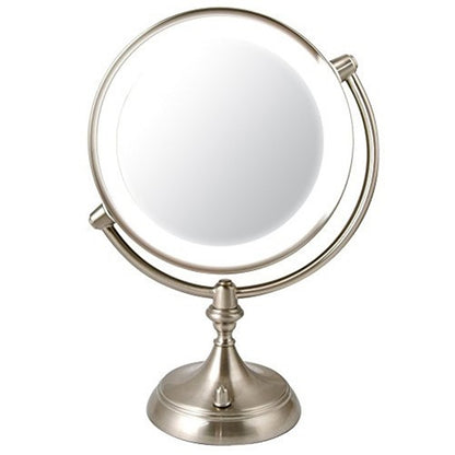 Ovente 9.5” Double Sided Tabletop Vanity Mirror with LED Light MGT95