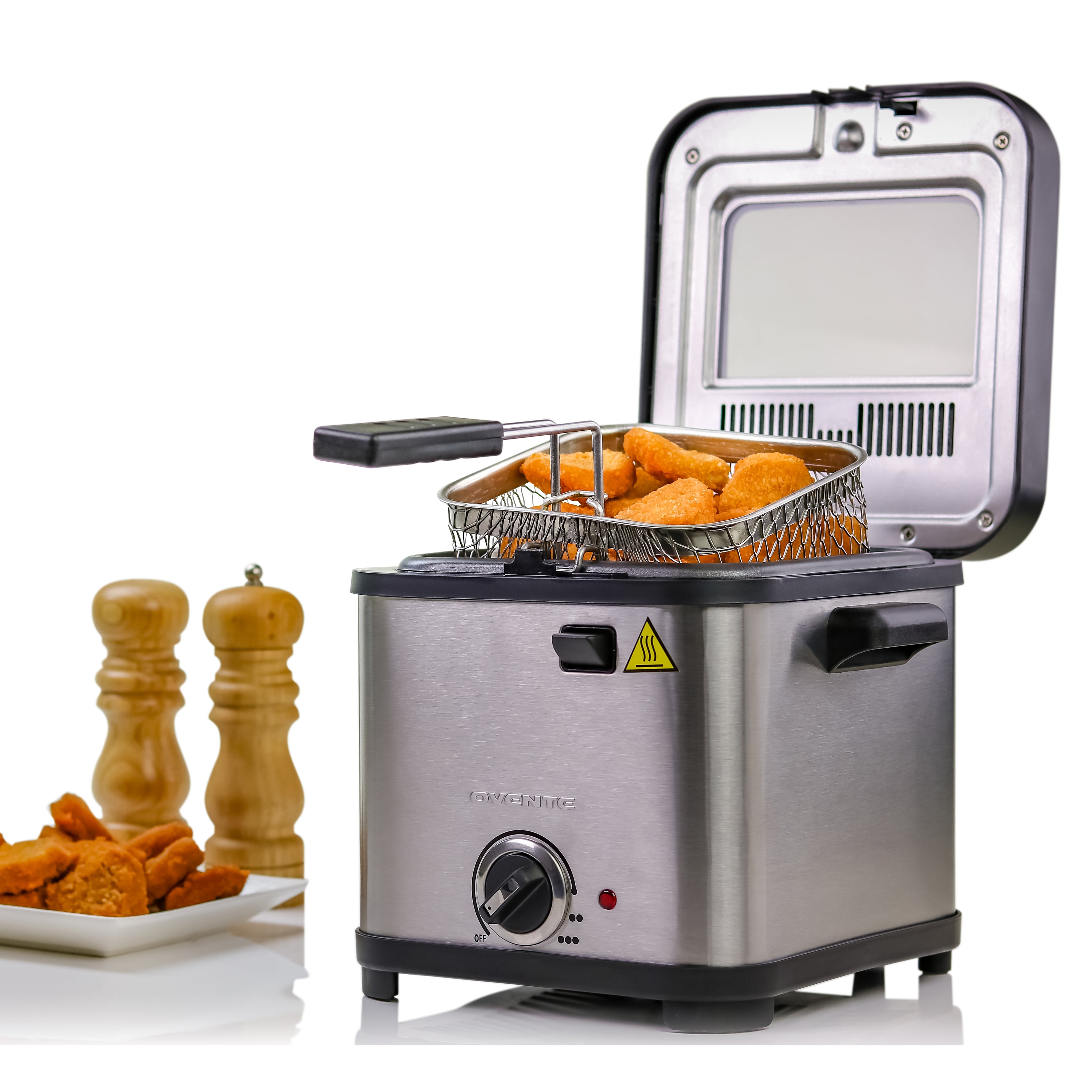 Ovente 1.5 L Stainless Steel Deep Fryer FDM26151BR