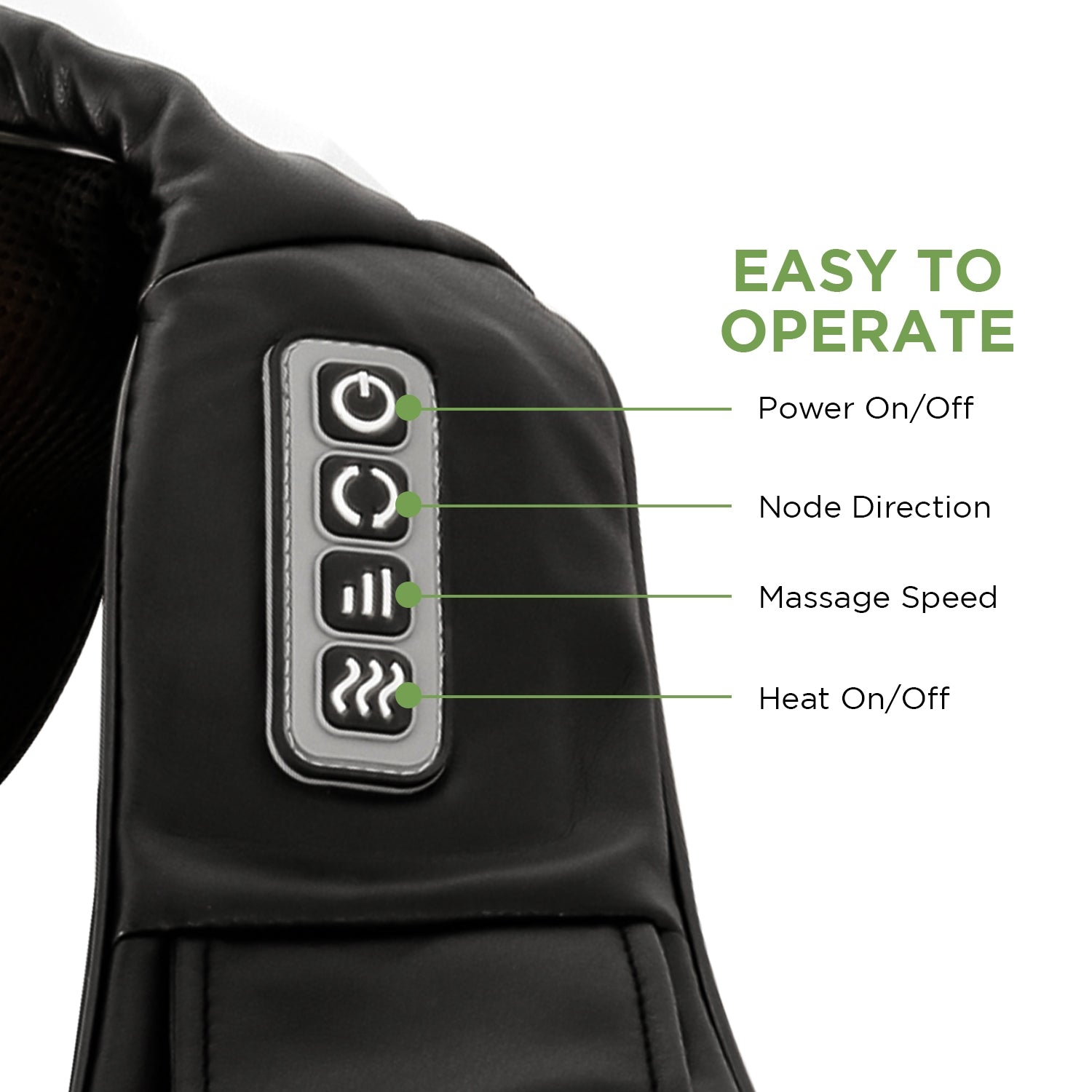 Ovente Shiatsu Neck and Back Massager NM4718B