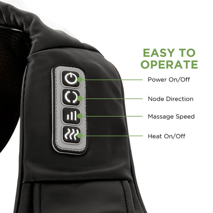 Ovente Shiatsu Neck and Back Massager NM4718B