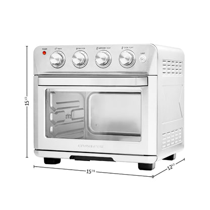 Ovente 25L Multi-Function Air Fryer Rotisserie Oven OFM2025BR