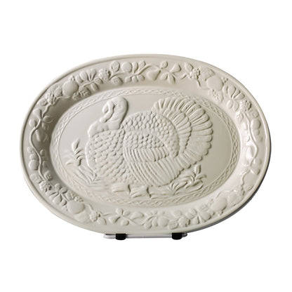 Ovente 22 lb Ceramic Turkey Serving Platter P4565W