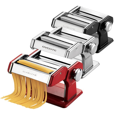 Ovente Vintage Stainless Steel Pasta Maker PA515 Series